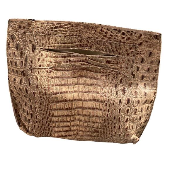 B. MAY UNIQUE REPTILE HANDBAG / CLUTCH - Picture 6 of 11